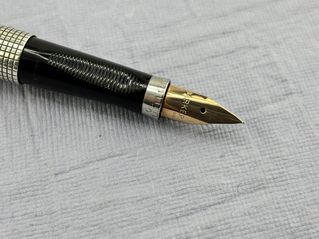 Parker 75 Sterling Silver 925 Extra Fine Nib 14K