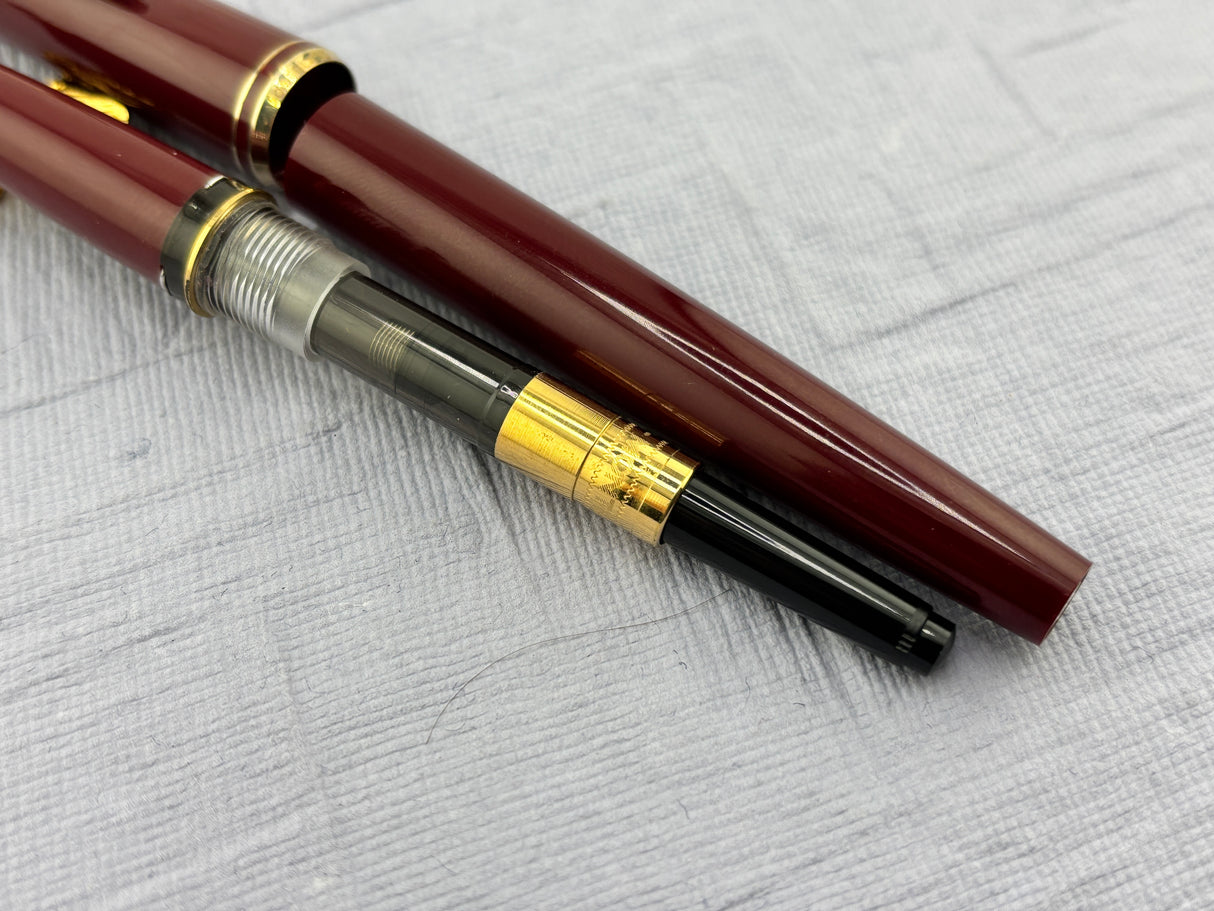 Montblanc Generation Classic Burgundy With Gold 14K-585 M Nib Fountain Pen