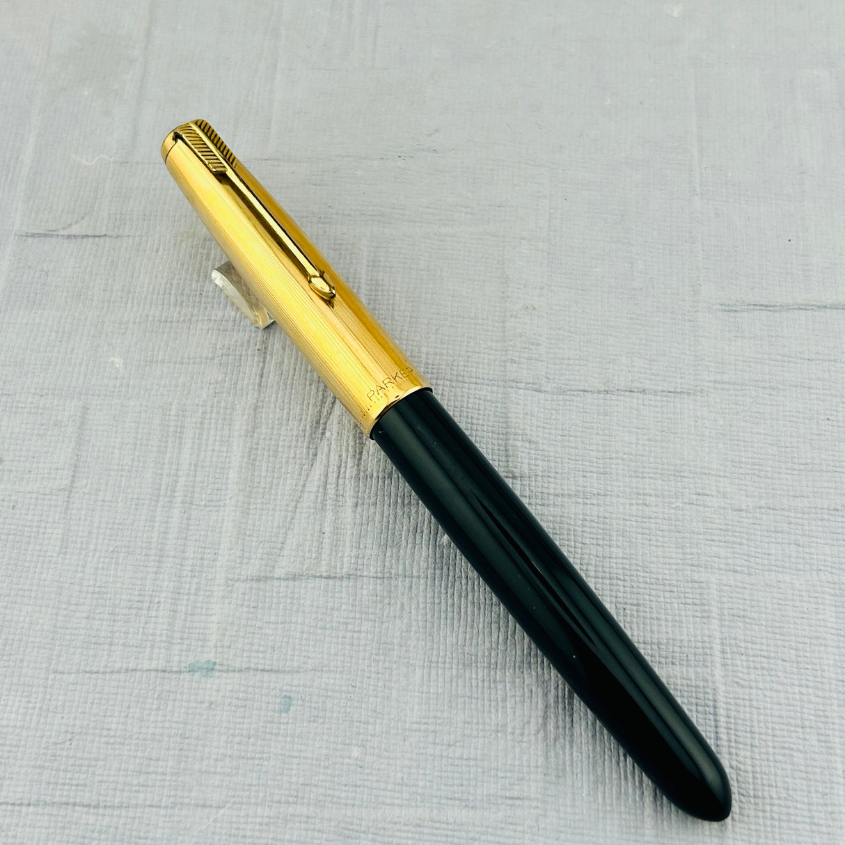 Parker 51 Aerometric Navy Blue Gold Cap - Fountain Pen