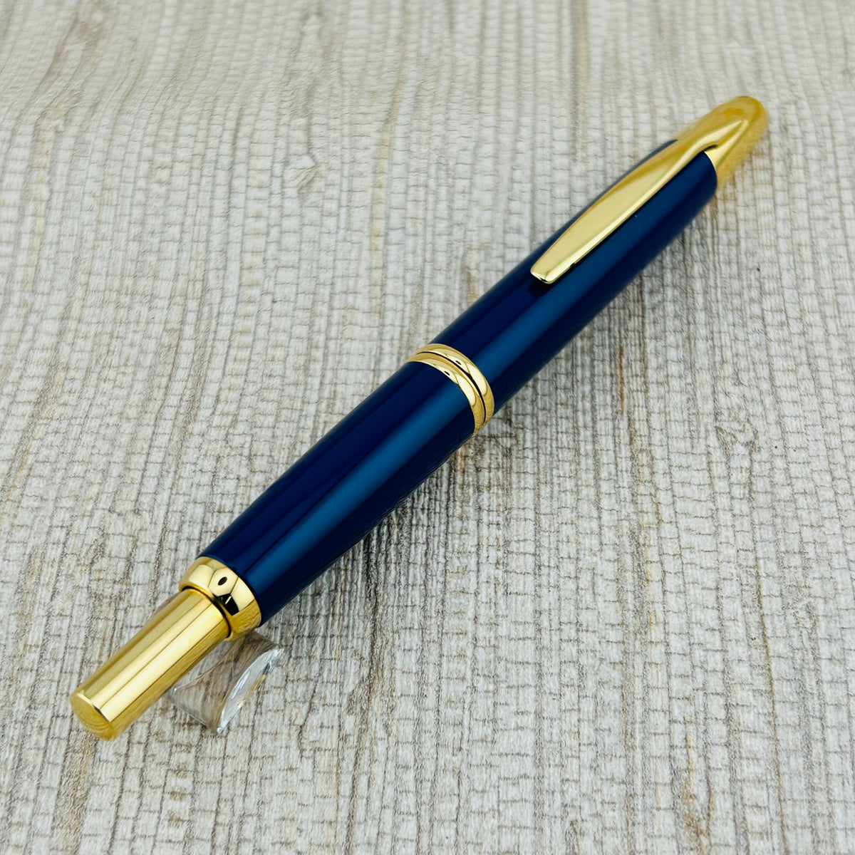 Pilot Vanishing Point Blue and Gold 18k Nib - Fountain Pen