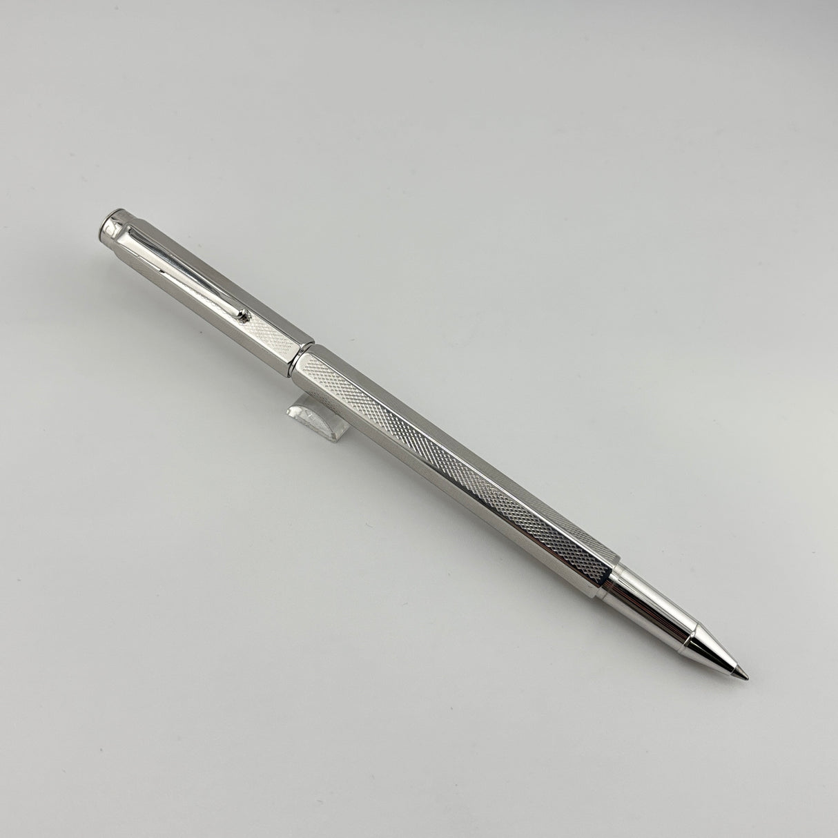 Caran D ache Ecridor Faceted Maille Milanese Engraving - Roller Ball