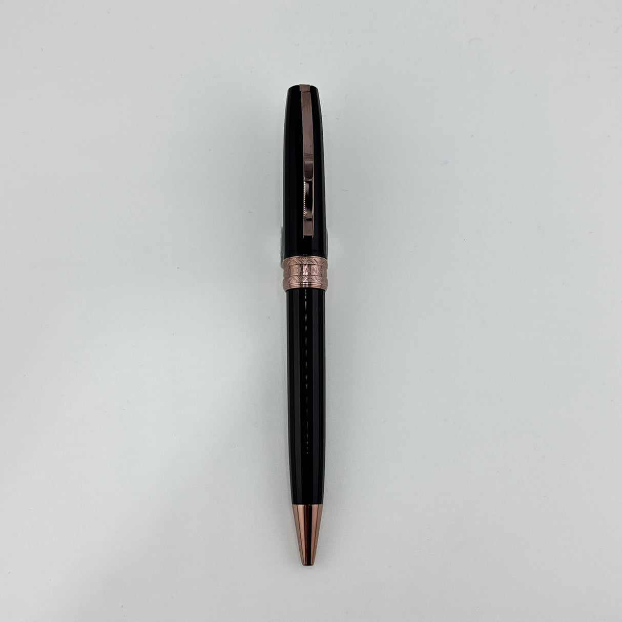 Visconti Michelangelo faceted black ruthenium trim - Ball Pen