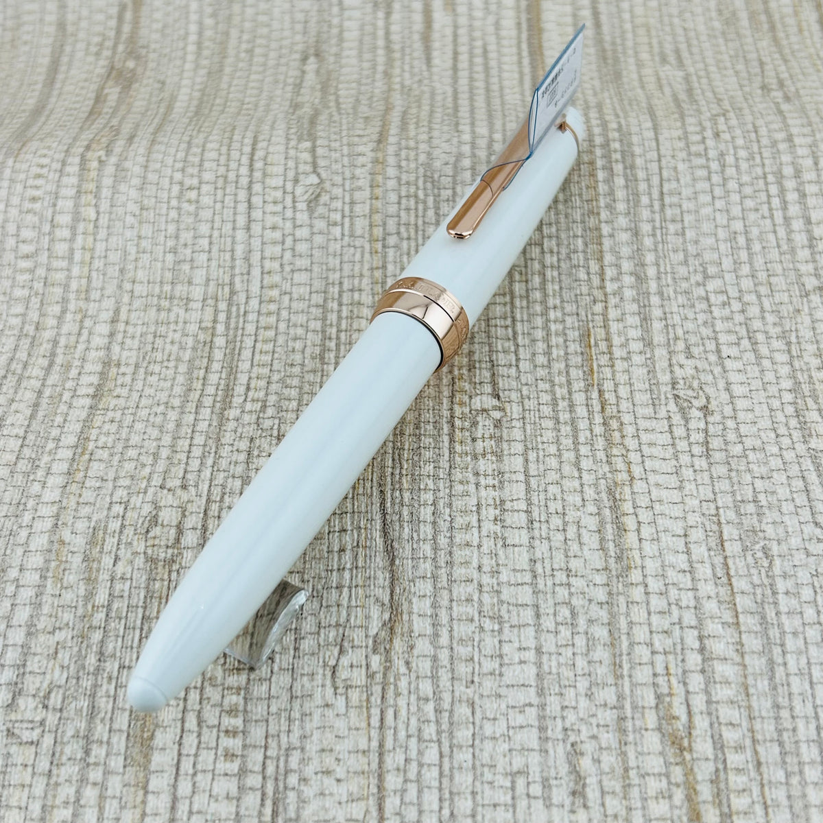 Sailor Facine White with Pink/Rose Gold Trim - Fountain Pen