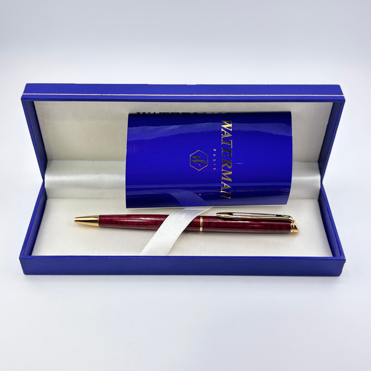 Waterman Hemisphere Burgundy Marble - Ball Pen