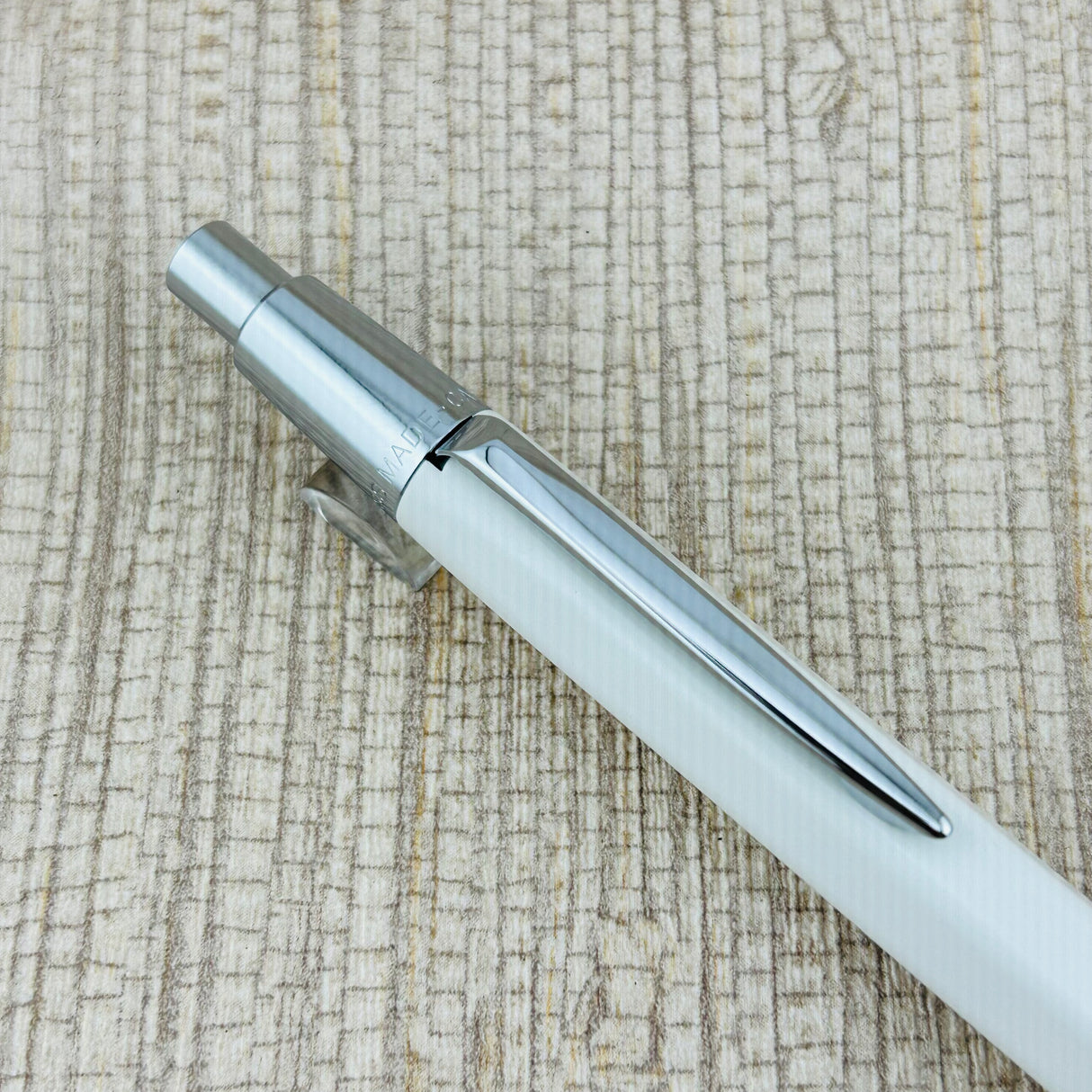 Caran d'Ache White Chrome Trim - Mechanical Pencil