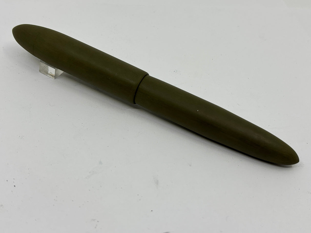 Ranga India Giant Torpedo Green unpolished ebonite - Fountain Pen