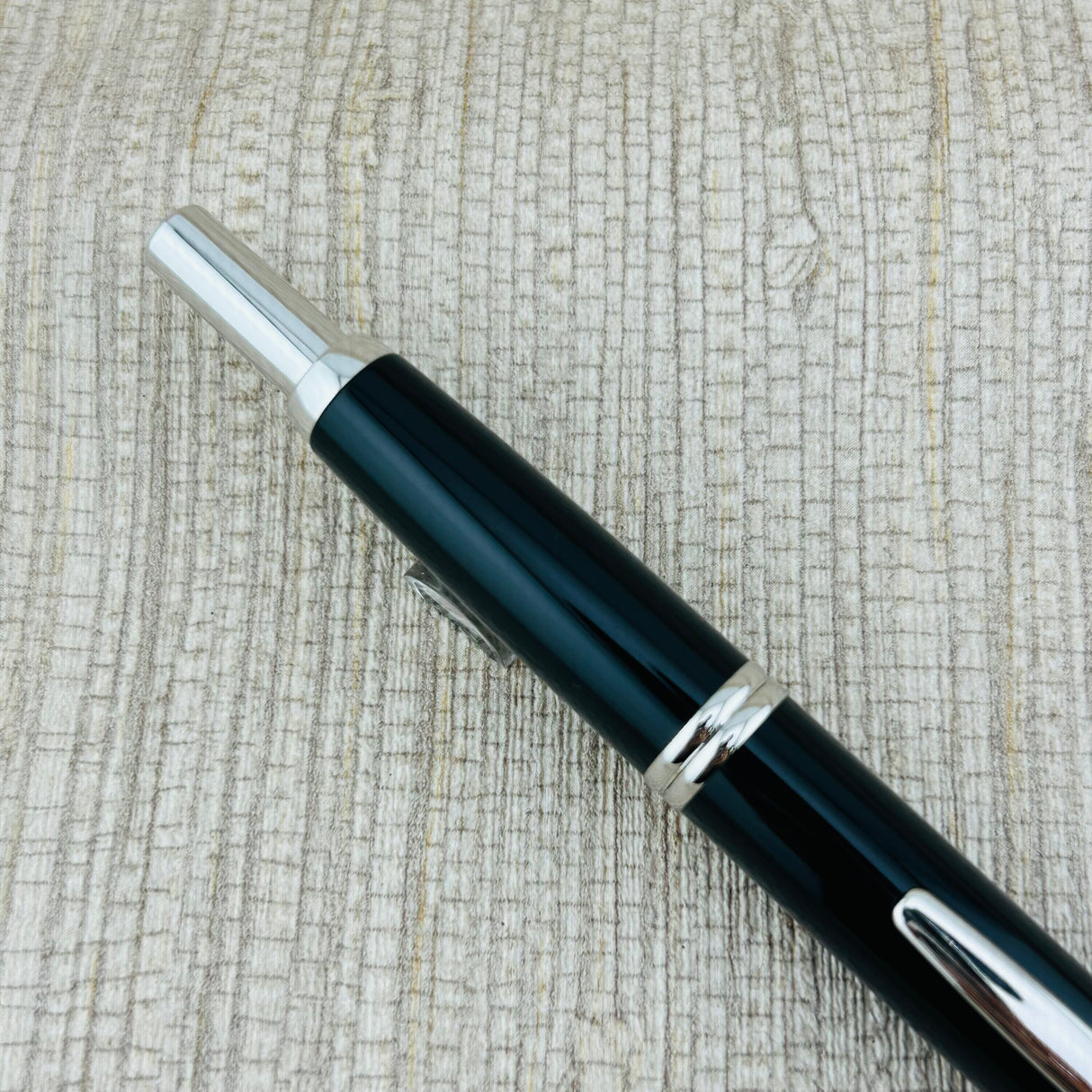 Pilot Vanishing Point Rhodium Trim Black - Fountain Pen