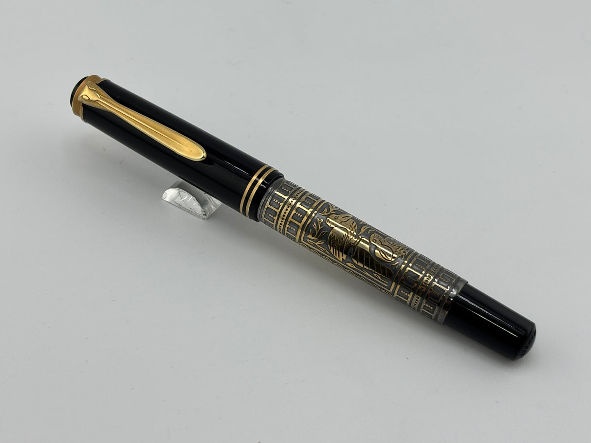 Pelikan M700 Toledo Fountain Pen - Fine 18kt Gold Nib - 1990s