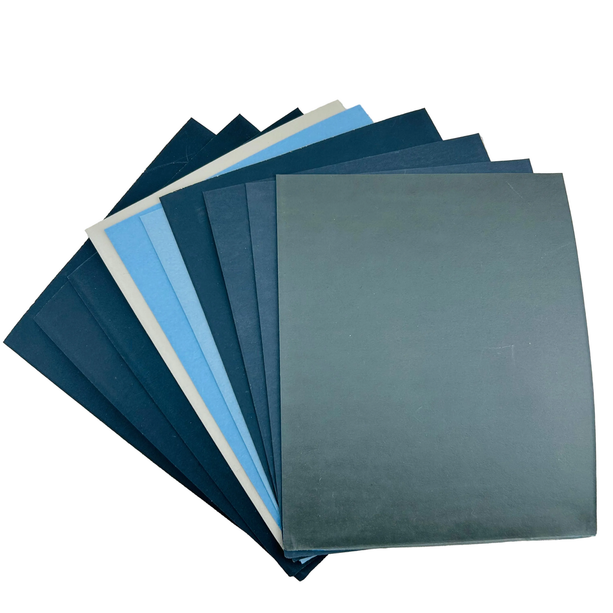 Ultra Fine Water Sandpaper Assortment - 4.5 x 3.5 inches - 10 sheets