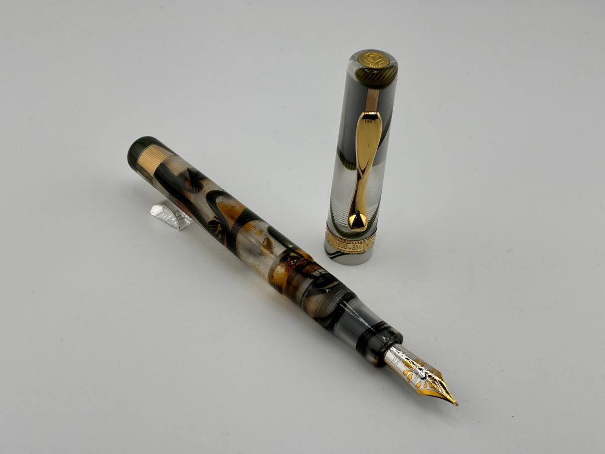 Visconti Voyager 18KT Demonstrator Limited Edition Fountain Pen - Medium 18kt Gold Nib