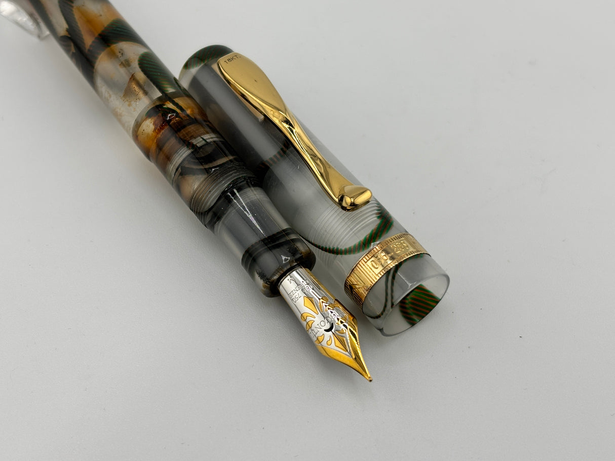 Visconti Voyager 18KT Demonstrator Limited Edition Fountain Pen - Medium 18kt Gold Nib