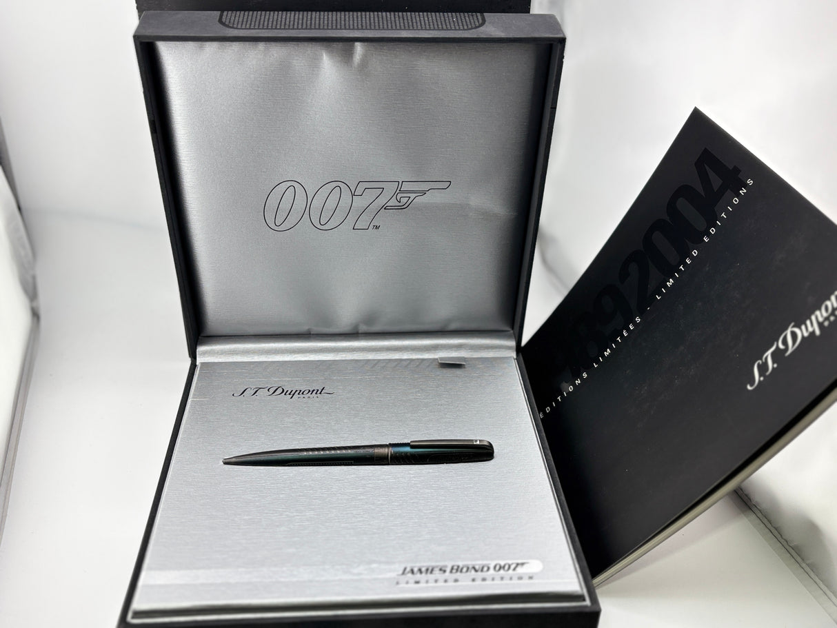 S.T. Dupont James Bond 007 Limited Edition PVD Ballpoint Pen - Circa 2004