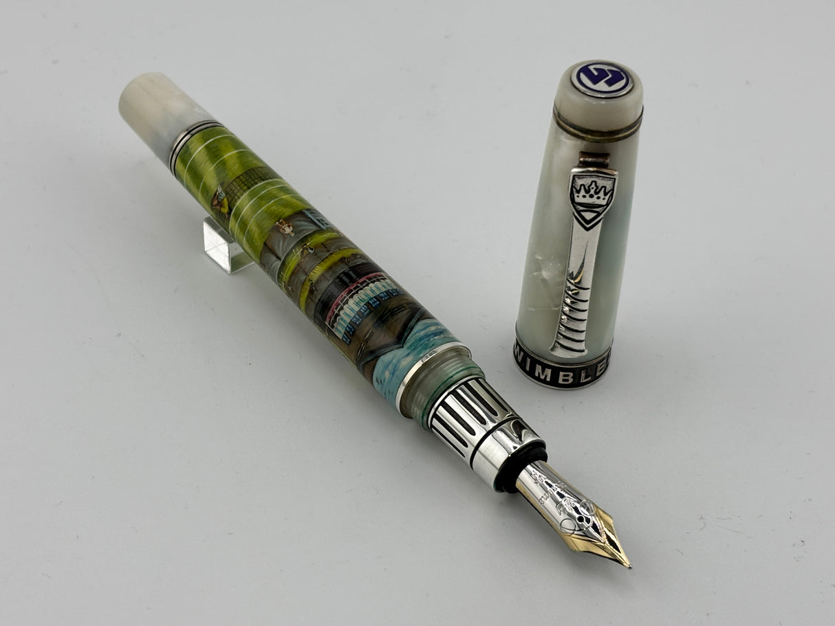 Krone Wimbledon Limited Edition Fountain Pen #012/388 - Medium 18kt Gold Nib