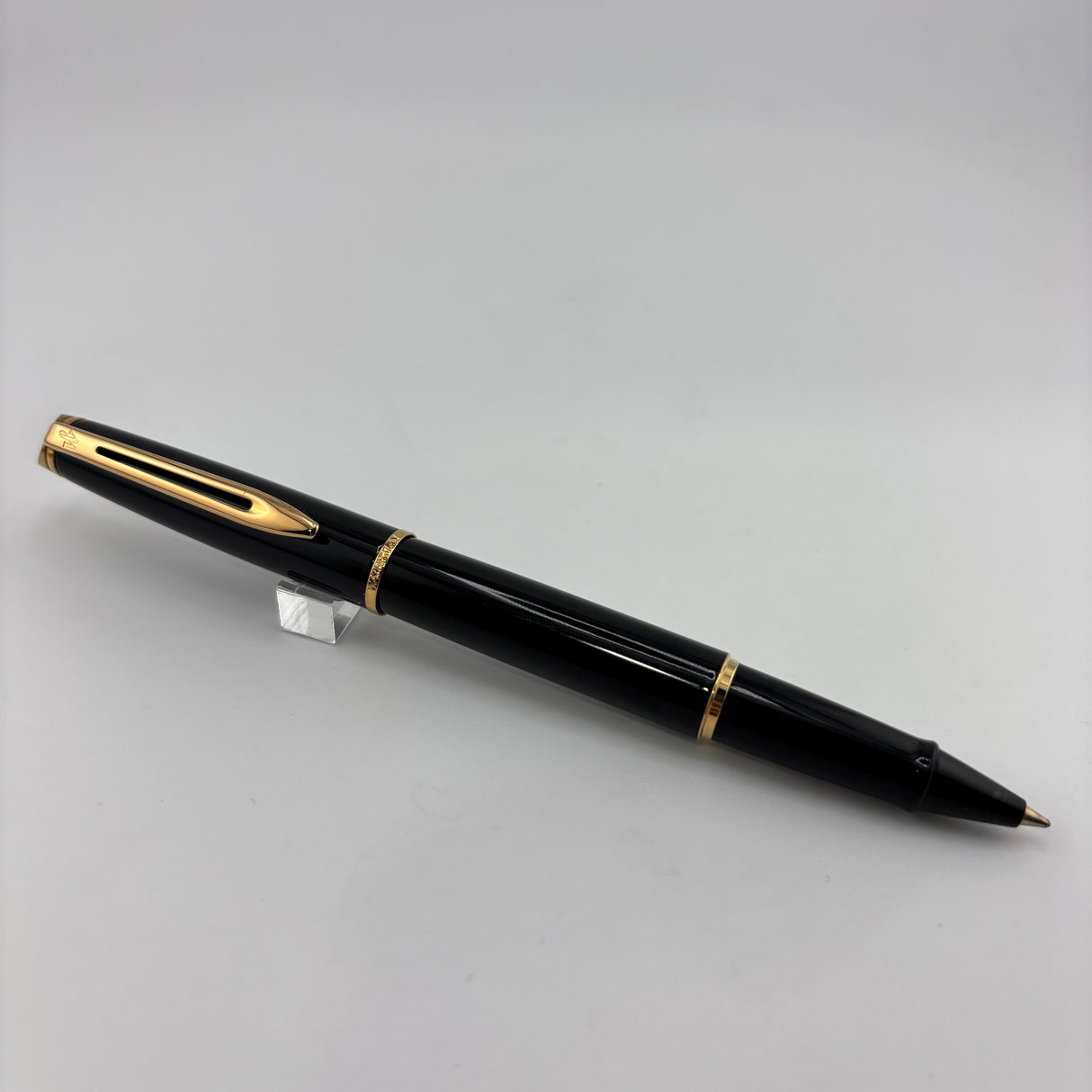 Waterman Hemisphere Black lacquer gold trim - Roller Ball