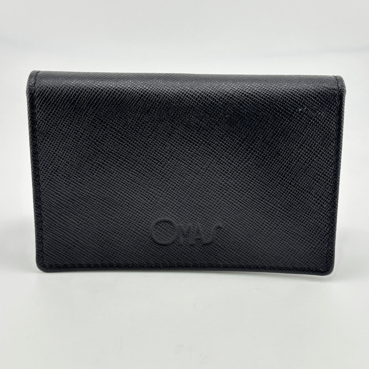 Omas Wallet 100% Black italian Leather top quality !