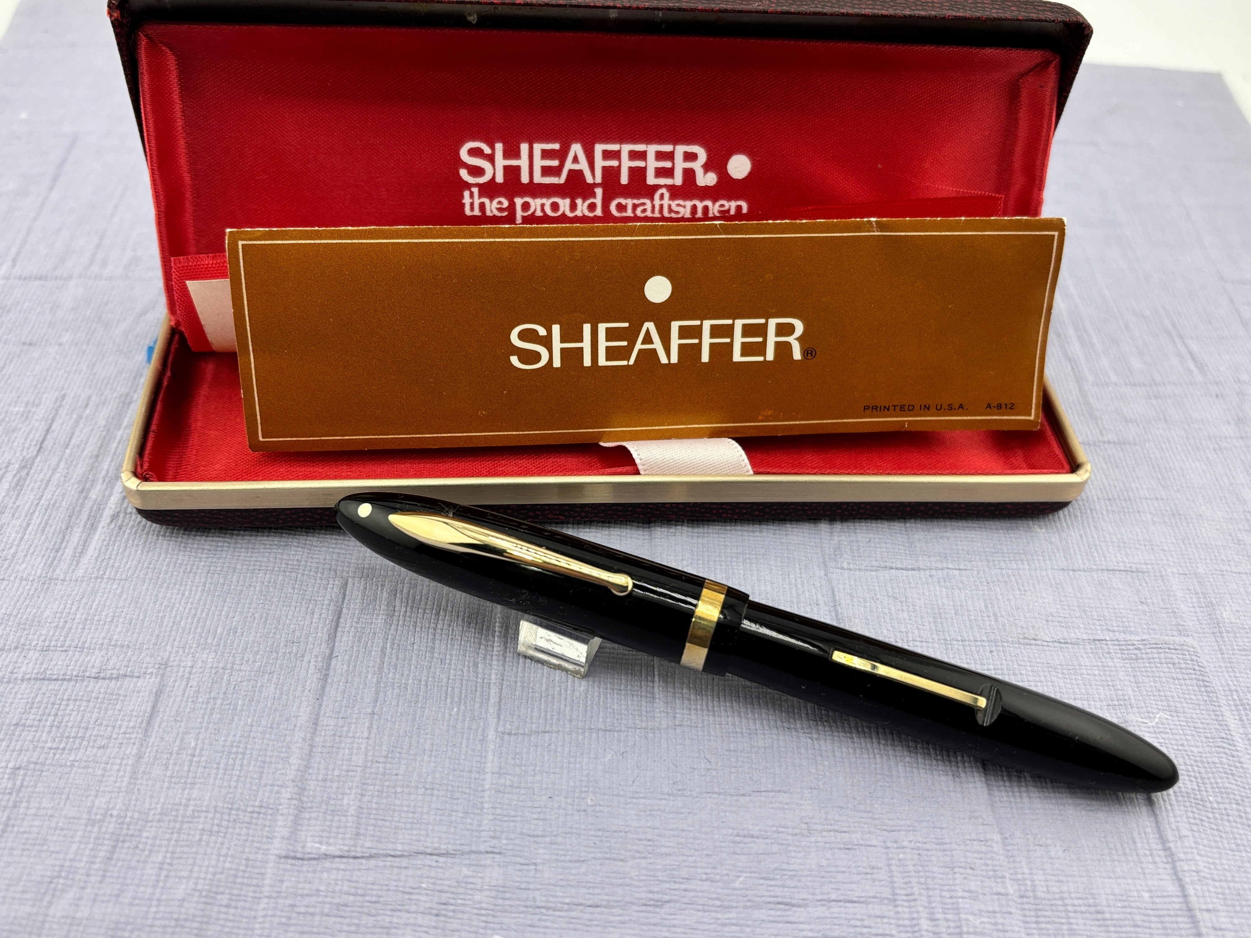 Sheaffer Balance Lifetime Black Short size – Fountain Pen Hospital