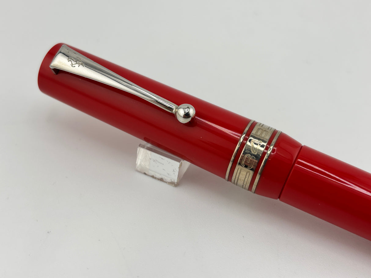 OMAS Red Ferrari 348 Challenge Fountain Pen - Medium 18kt Gold Nib
