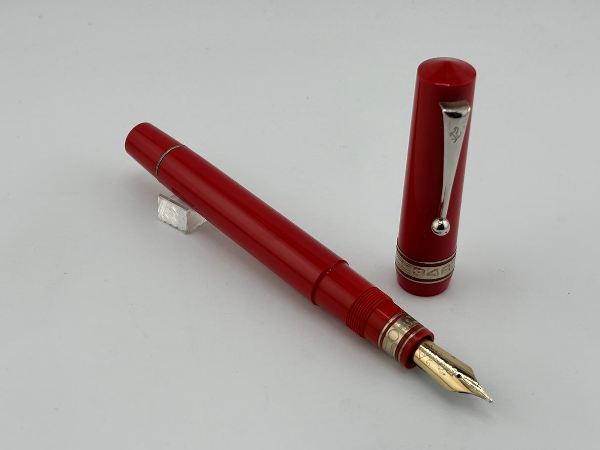 OMAS Red Ferrari 348 Challenge Fountain Pen - Medium 18kt Gold Nib