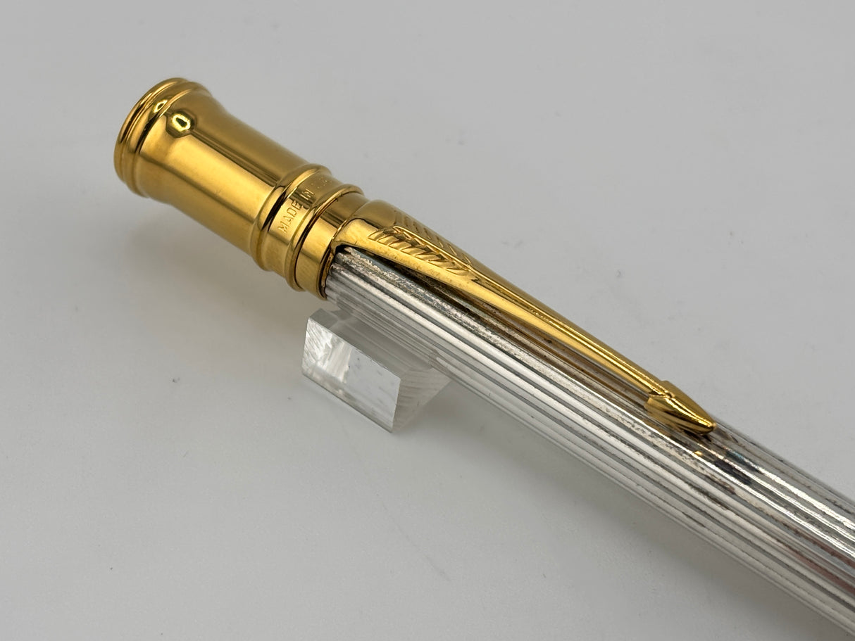 Parker Sterling Silver Duofold Ballpoint Pen (Circa 1995)