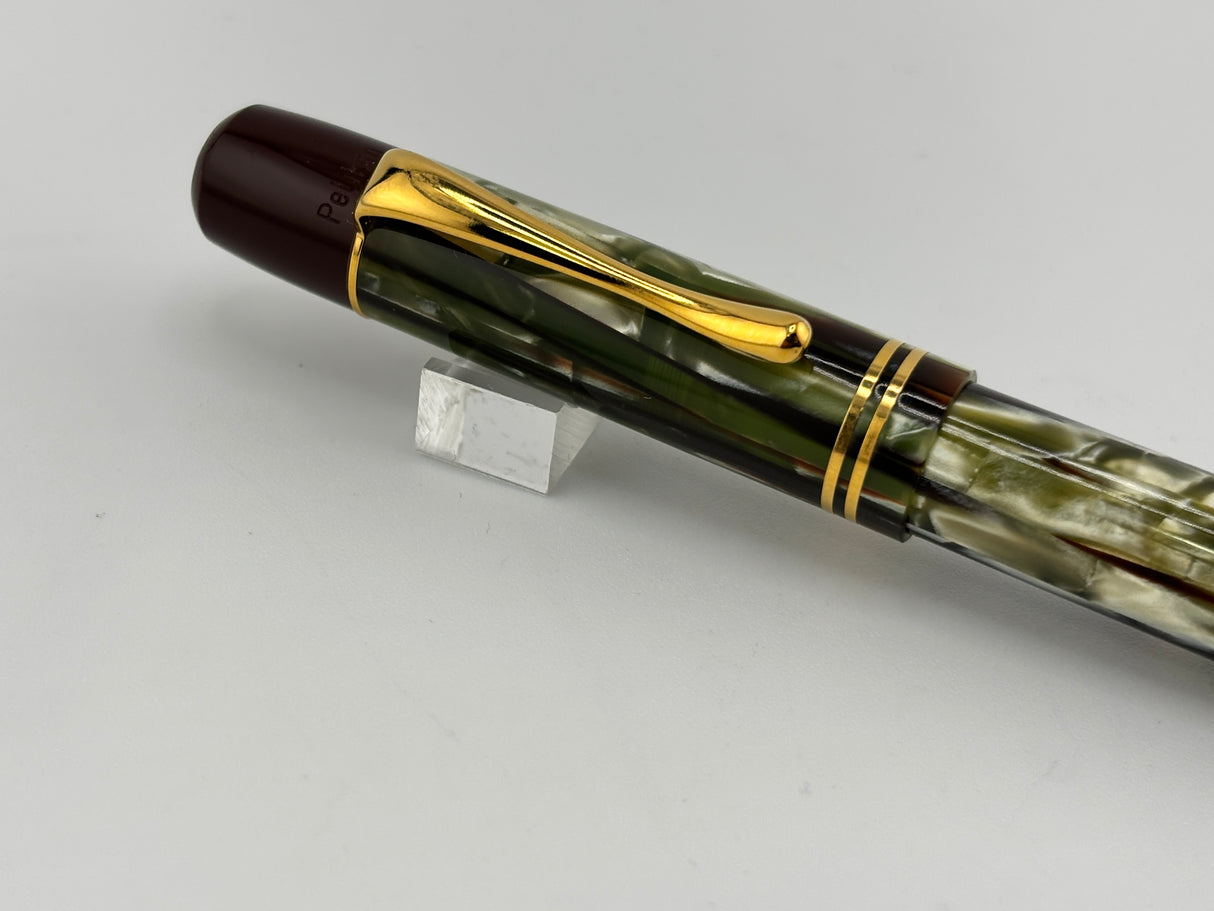 Pelikan M101N Special Edition Brown Tortoise Fountain Pen - Fine 14kt Gold Nib