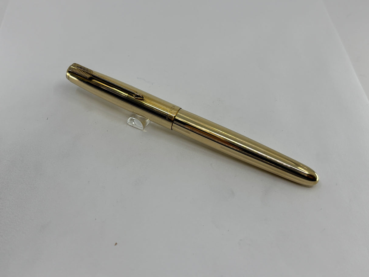 Parker 51 Signet Aerometric Gold Filled cap and barrel lined