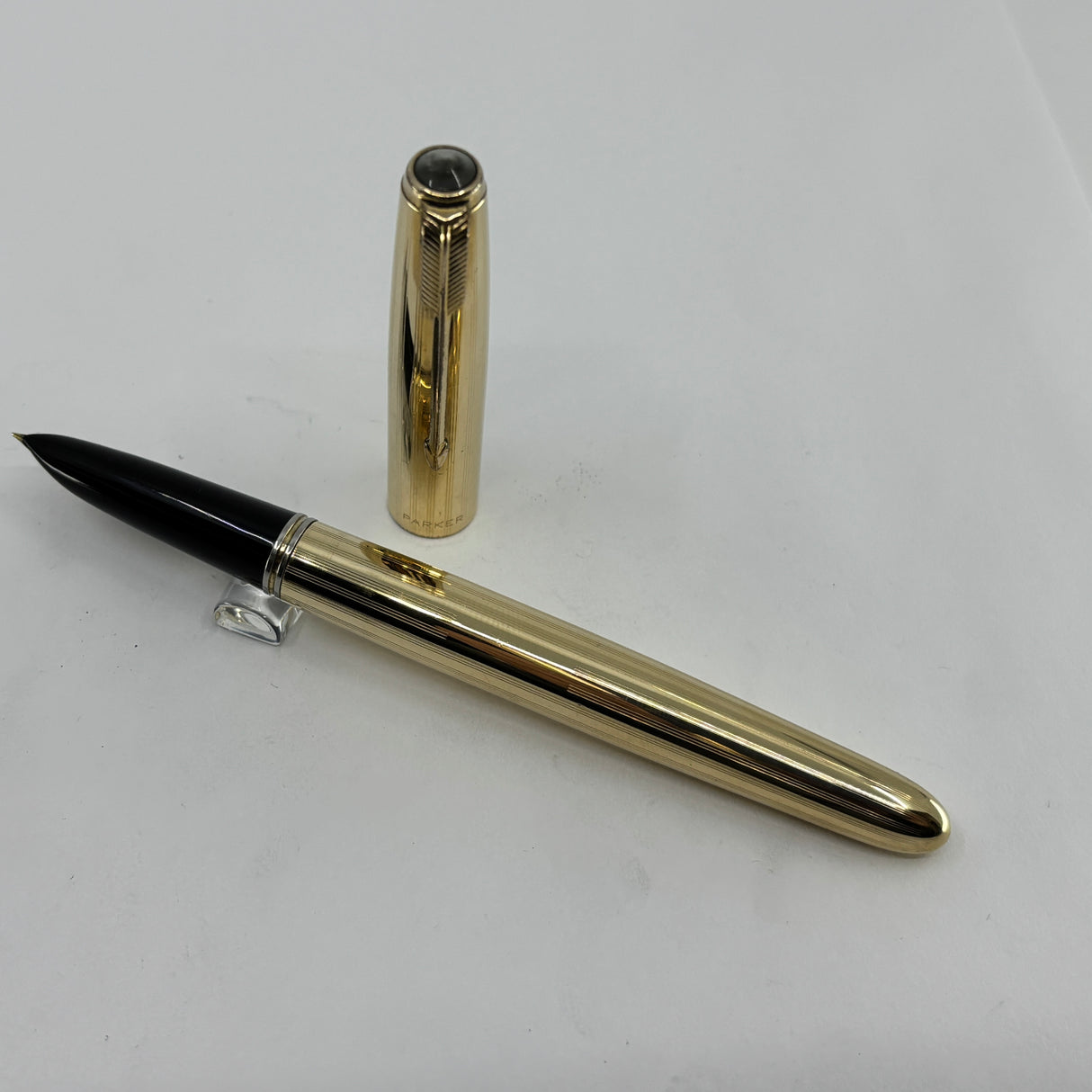 Parker 51 Signet Aerometric Gold Filled cap and barrel lined