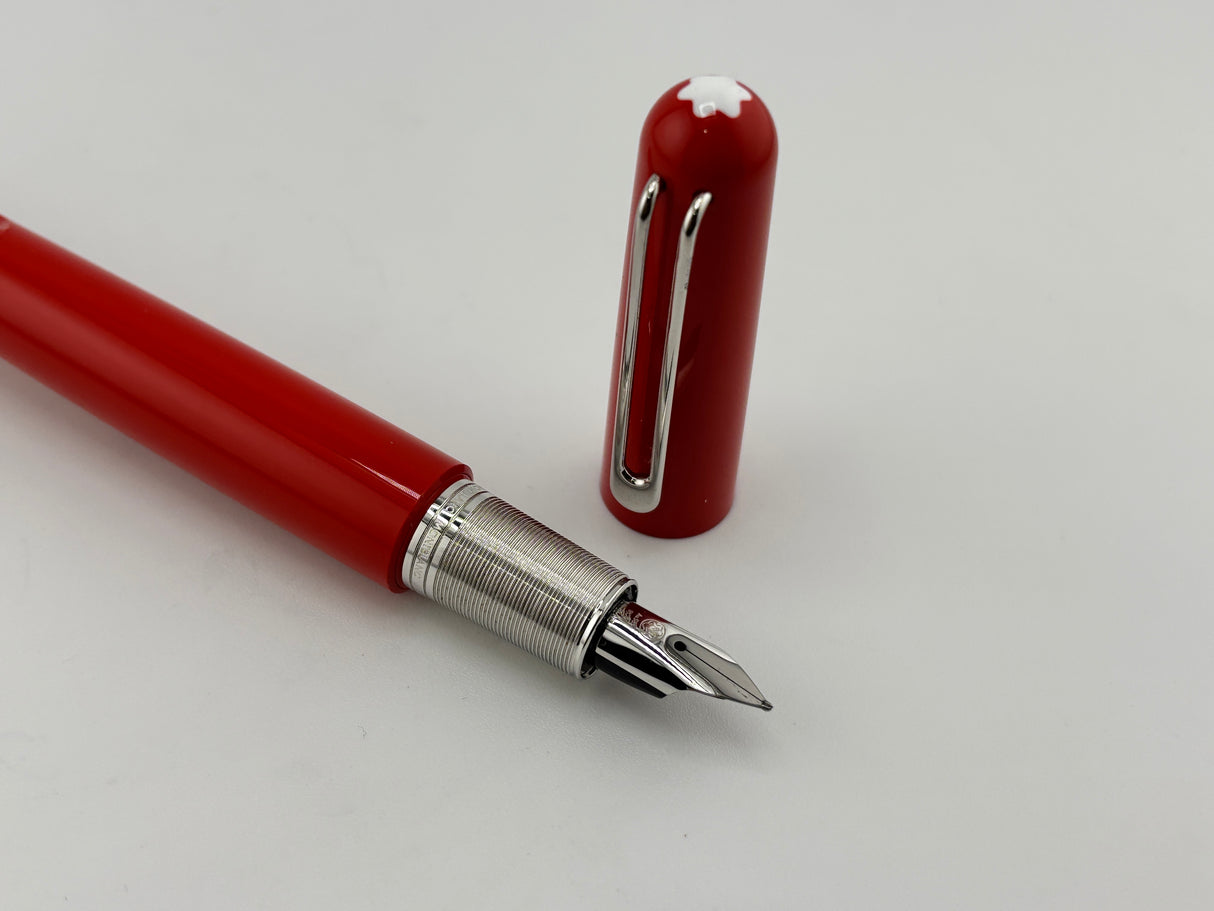 Montblanc Marc Newsom M ULTRA RED Special Edition Fountain Pen - Medium 14kt Gold Nib