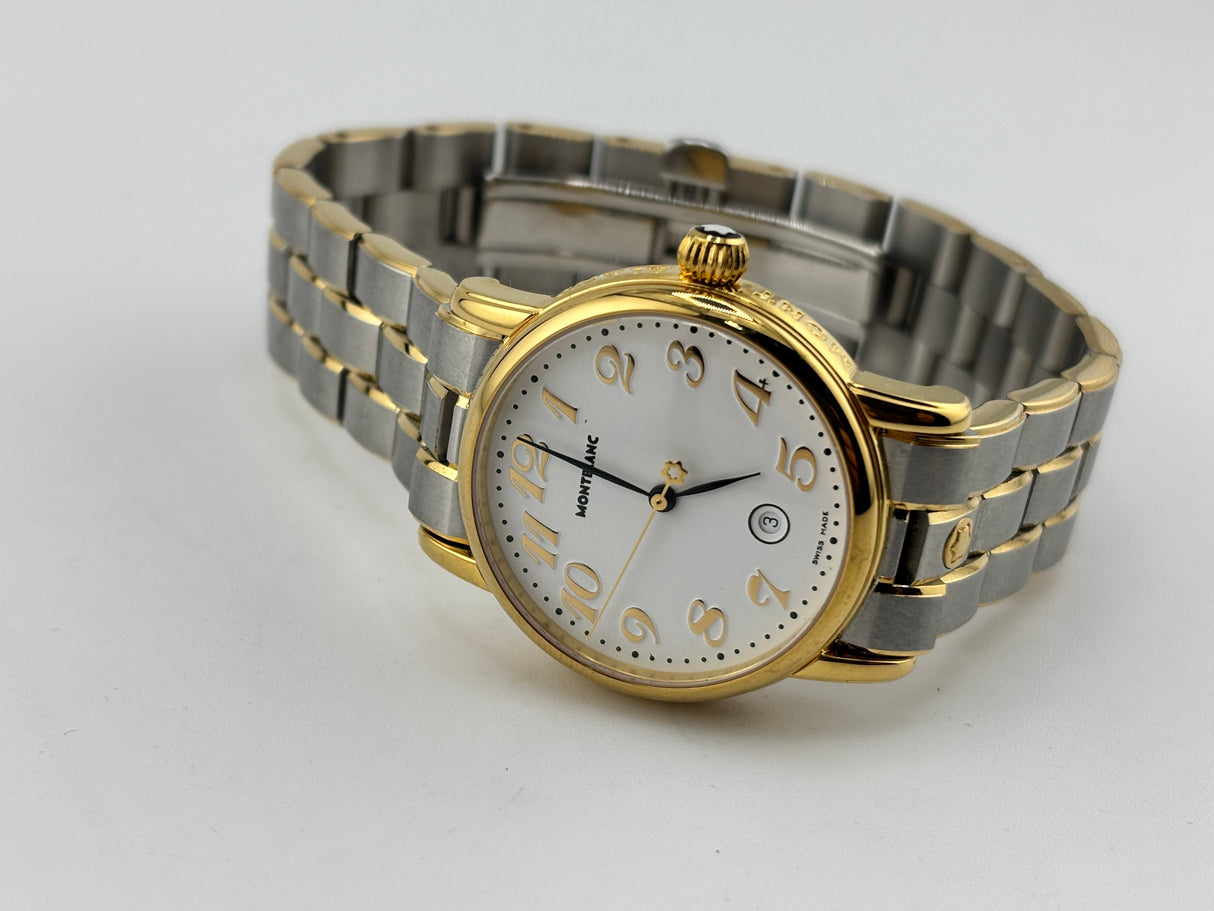 Montblanc Watch Star Collection 2 tones steel and gold plated 31 mm circa 1999