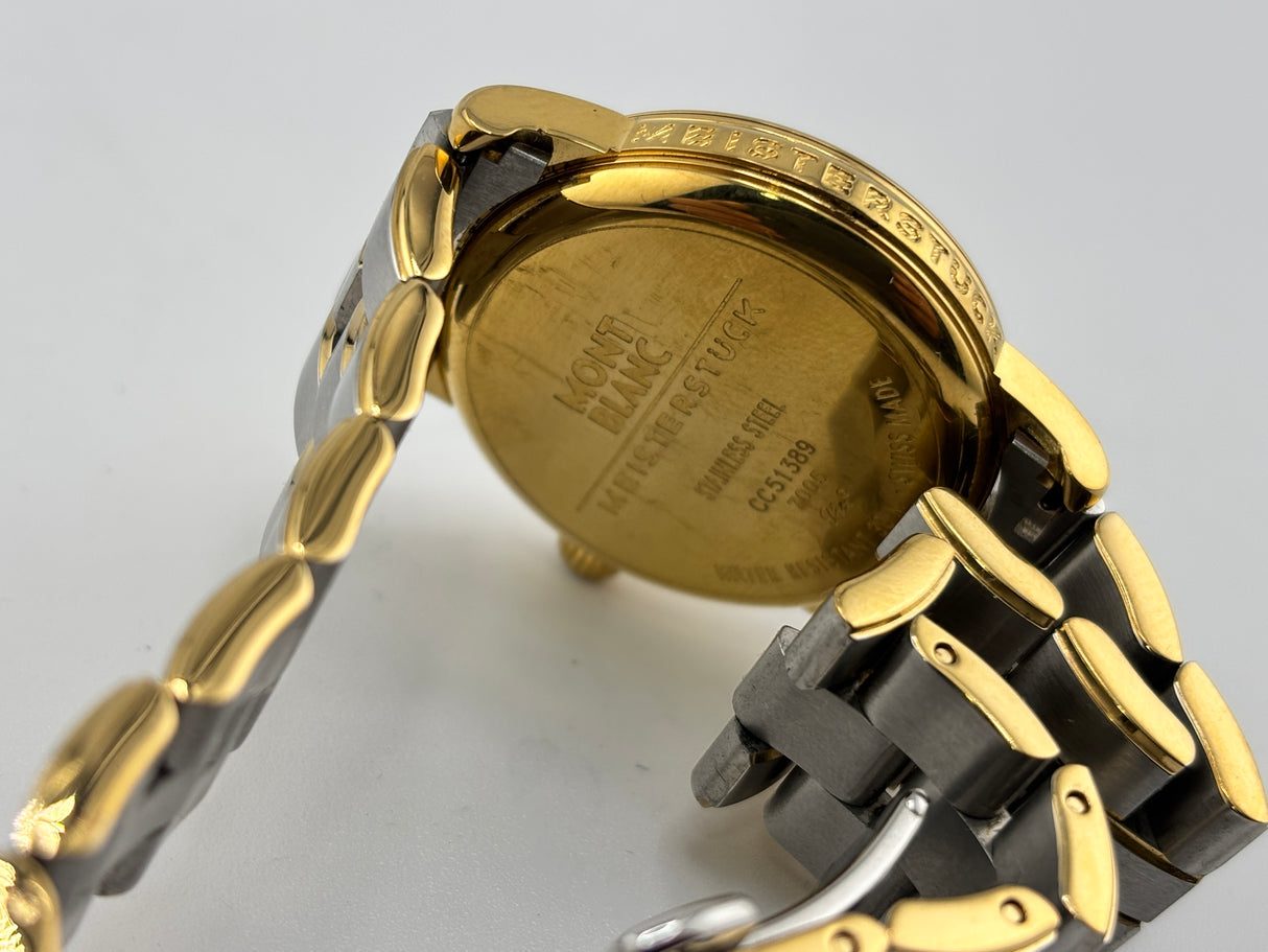 Montblanc Watch Star Collection 2 tones steel and gold plated 31 mm circa 1999