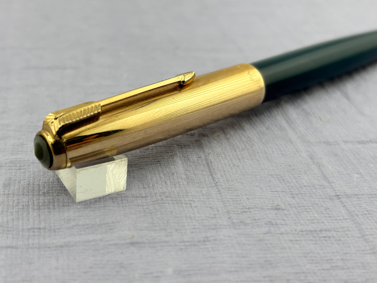 Parker 51 Navy Blue Gold filled Cap Aerometric - Fountain Pen