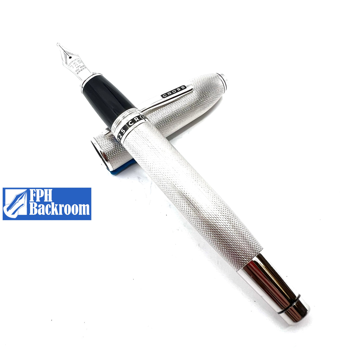 Cross Peerless 125 Platinum Plated Barleycorn - Fountain Pen