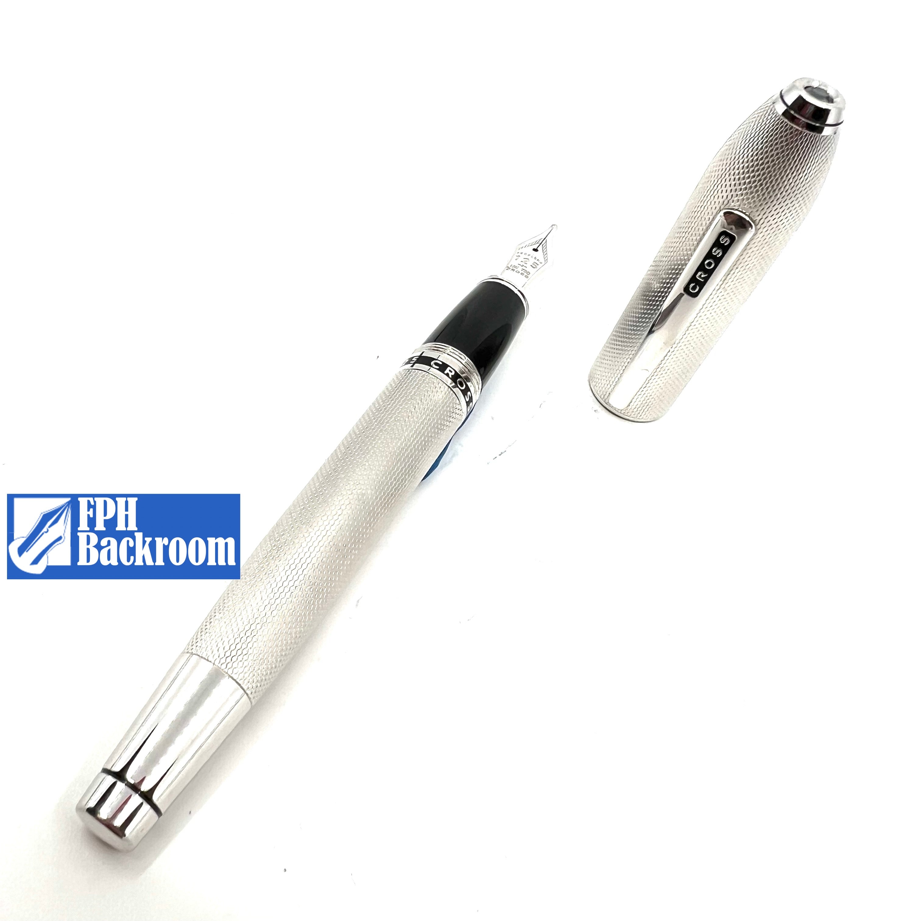 Cross Peerless 125 Platinum Plated Barleycorn - Fountain Pen
