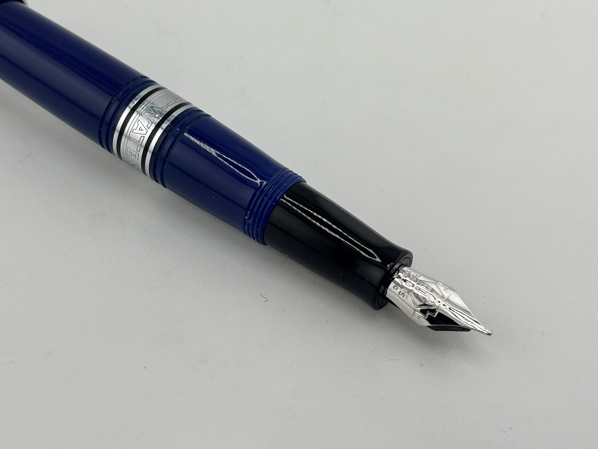 Waterman Charleston Blue silver chrome - Fountain Pen