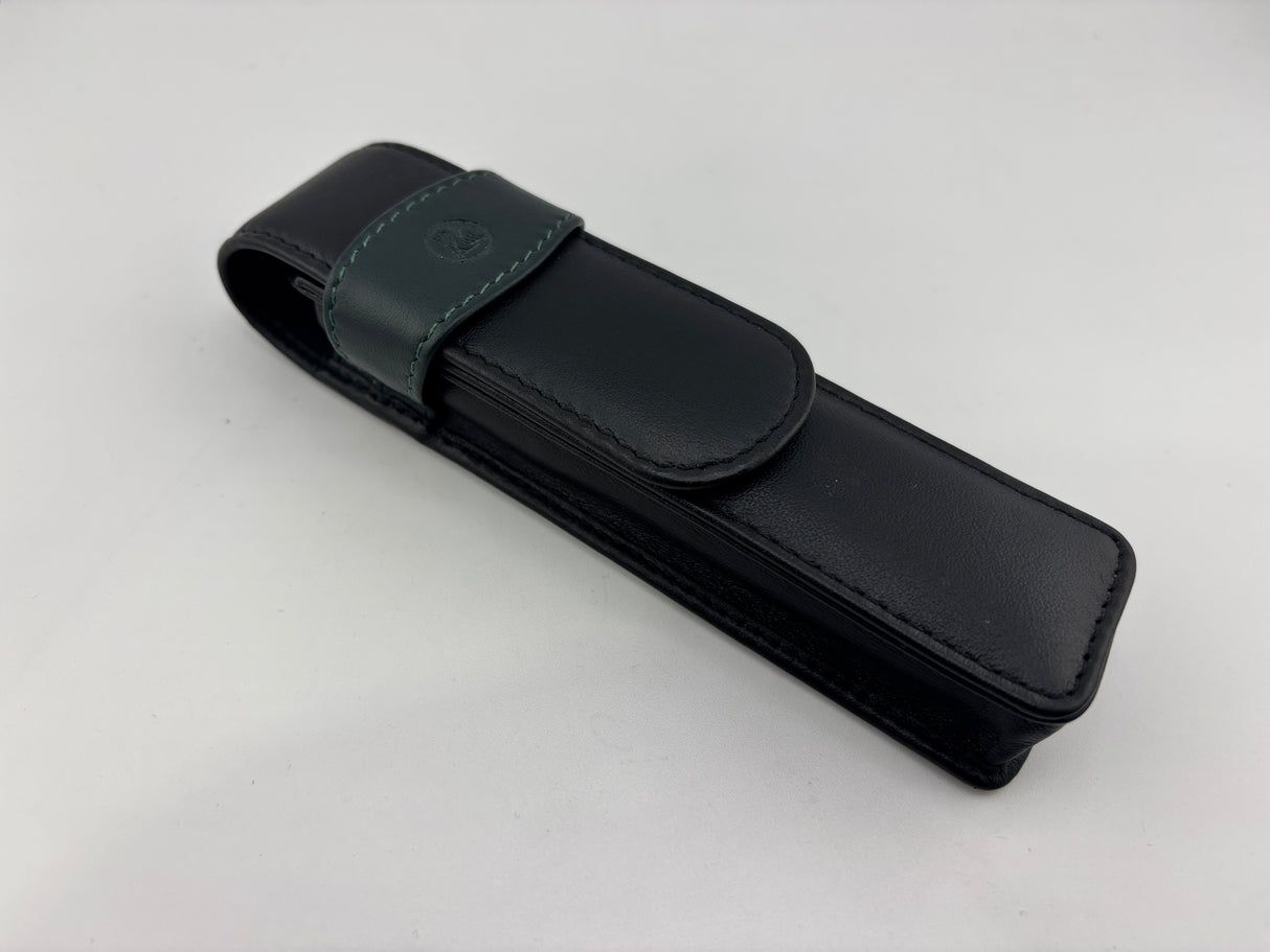 Pelikan Padded 100% Leather Pen case for 2 pens - Super Quality