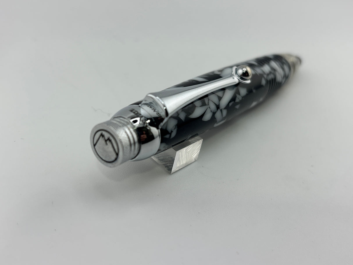 Monteverde Grafica Black and white Cracked Ice - Architect graphite lead Pencil