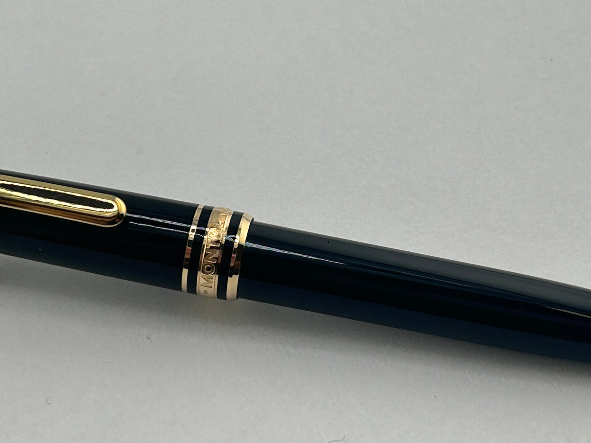 Montblanc Meisterstück Classique Black Gold Plated - Ball Pen