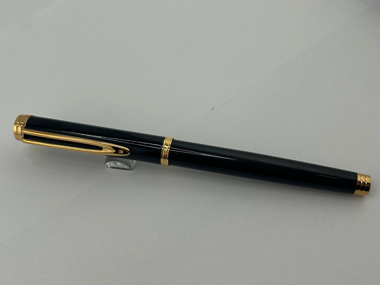 Waterman Gentleman Black Lacquered Made in France - Fountain Pen