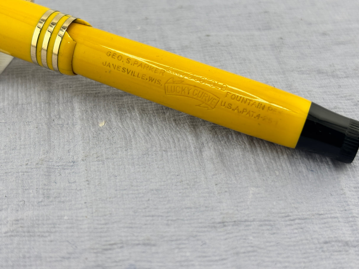 Parker Duofold Juniorette Mandarin Fountain Pen