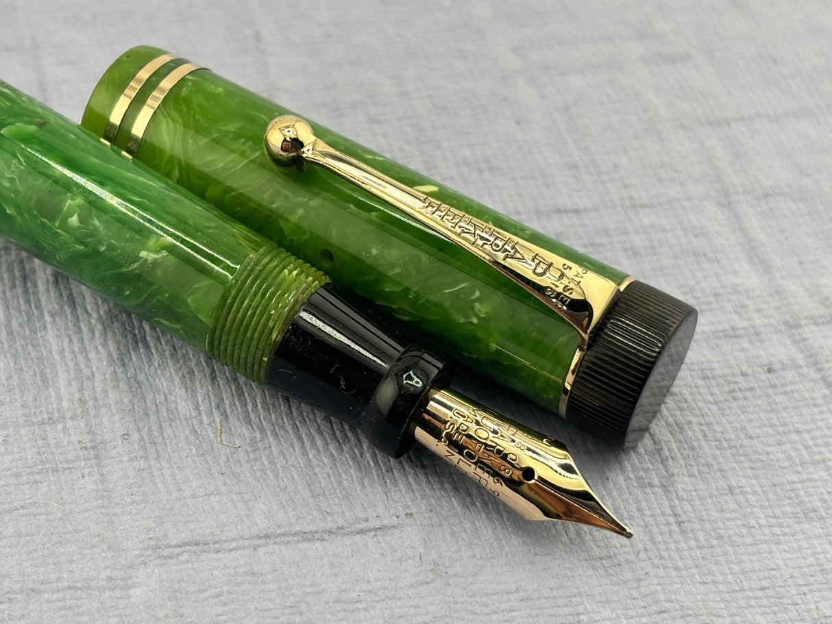 Parker Duofold Junior Green Jade - Fountain Pen