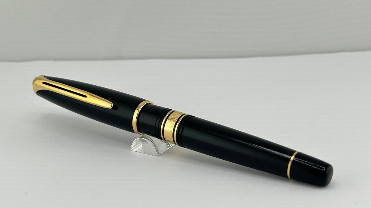 Waterman Charleston Black with Gold Plated Trim - Fountain Pen