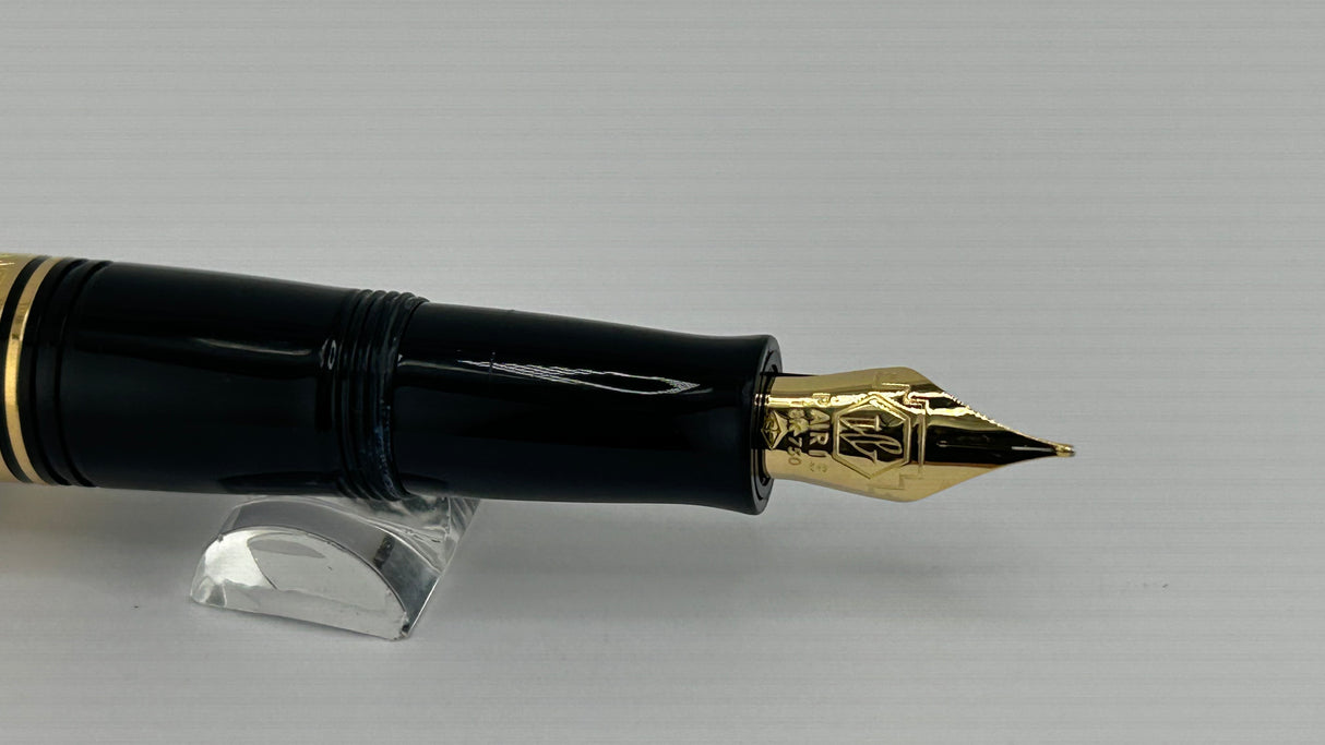 Waterman Charleston Black with Gold Plated Trim - Fountain Pen