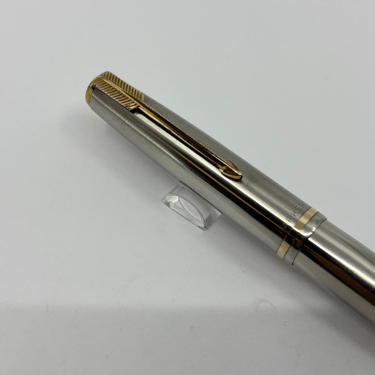 Parker 51 Stainless Steel - Aerometric filling system - RARE RARE triple BBB STUB !!!