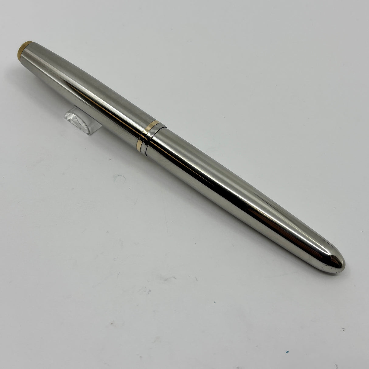 Parker 51 Stainless Steel - Aerometric filling system - RARE RARE triple BBB STUB !!!