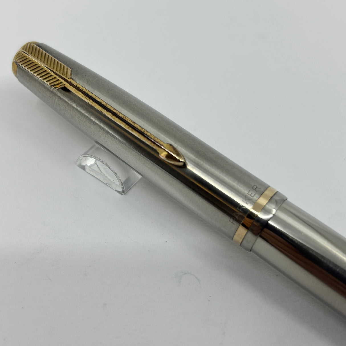 Parker 51 Stainless Steel - Aerometric filling system - RARE RARE triple BBB STUB !!!