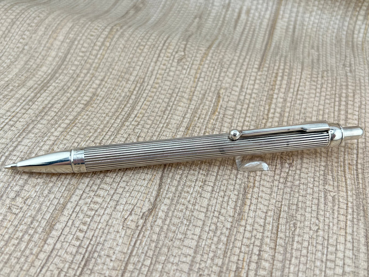 The Lalex Pen Co Vintage Silver made in Napoli Italy - Ball Pen - GTG