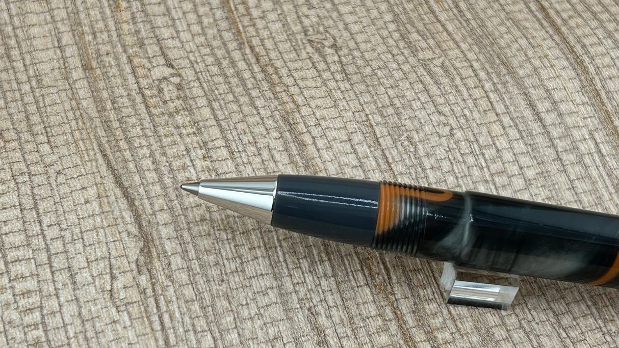 Bexley Americana Grey and Orange swirl - Roller Ball
