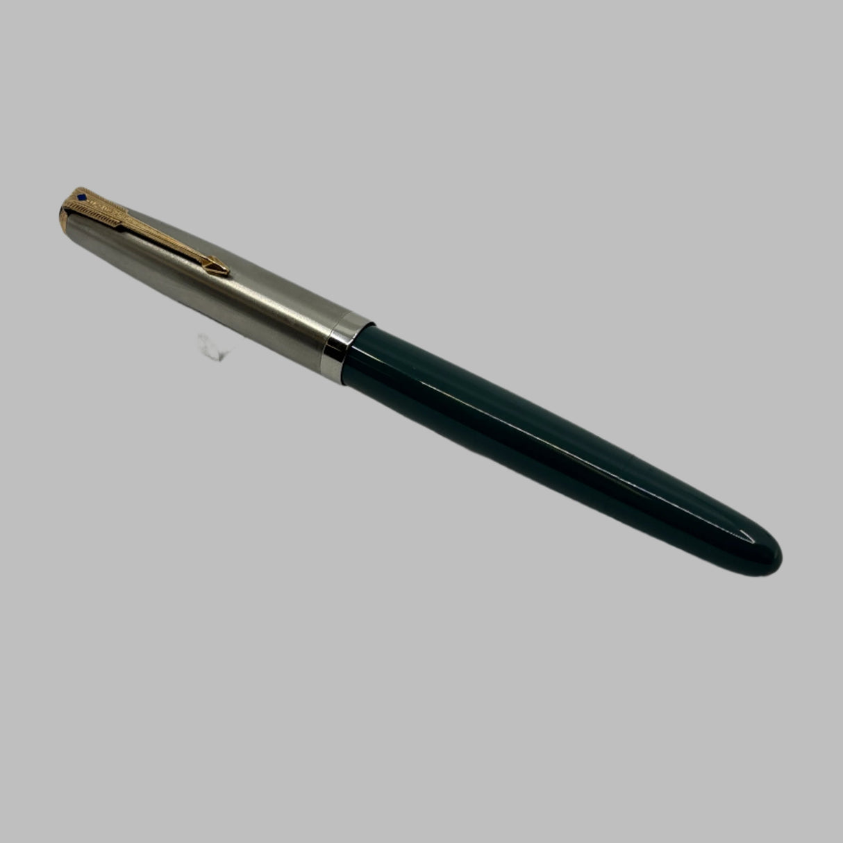 Parker 51 Grey steel cap - Vacumatic filling system - diamond Clip