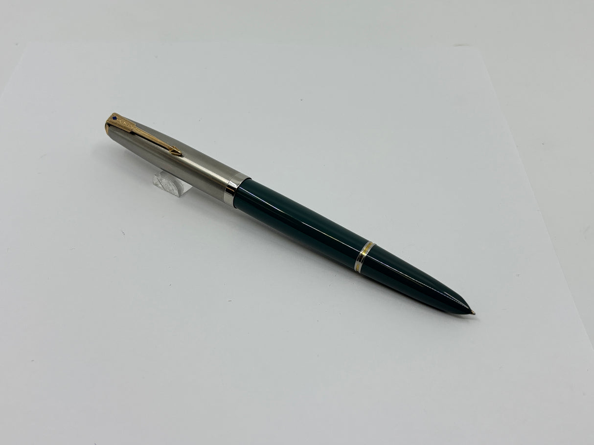Parker 51 Grey steel cap - Vacumatic filling system - diamond Clip