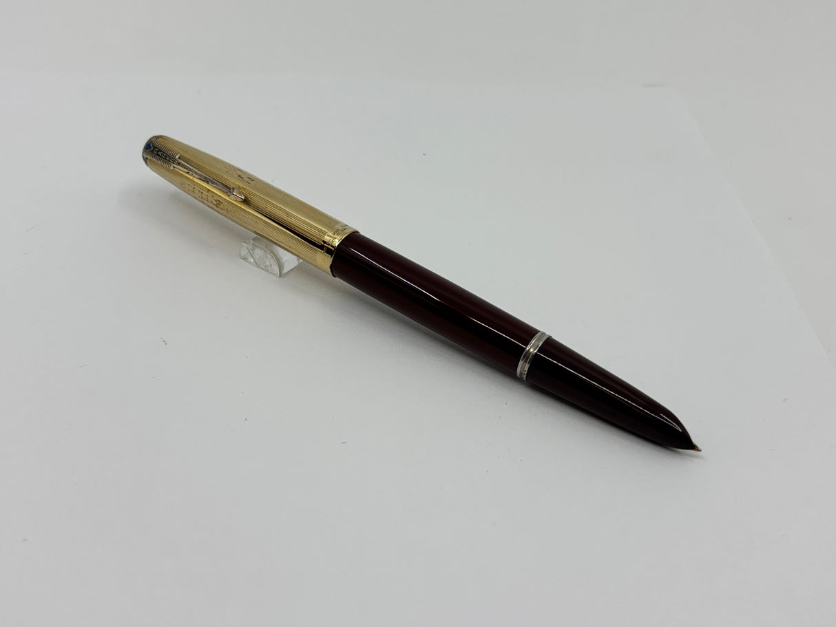 Parker 51 Burgundy Vacumatic - Double End Jewels - Gold filled cap circa 1946