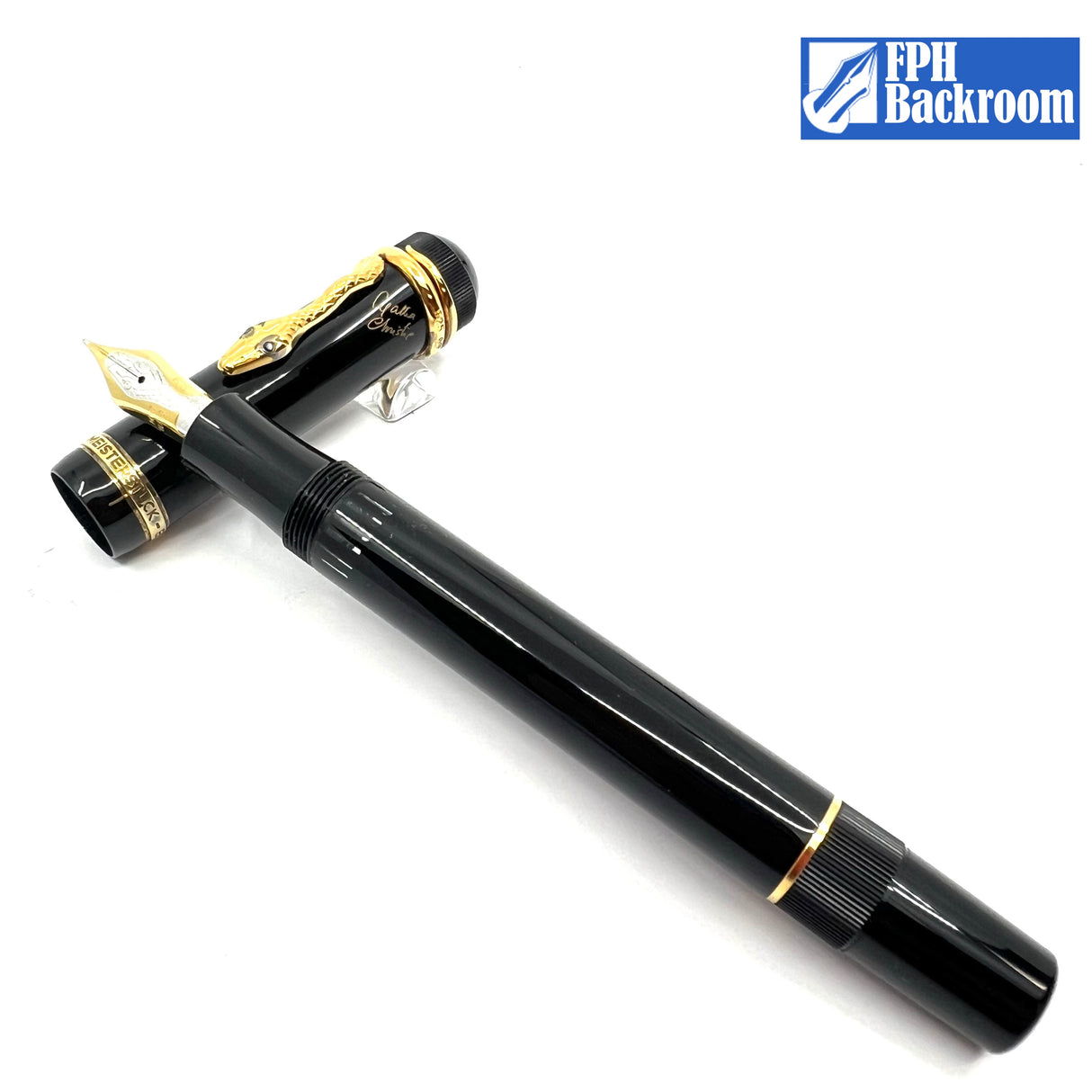 Montblanc Agatha Christie Writer Series Gold Vermeil Fountain Pen